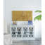 S / 2, art mural 23,8 x 1,6 x 23,8 po pour le salon, la salle à manger, le bureau, la chambre à coucher et le bureau