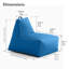 Armless Gaming Bean Bag Chair-118602393