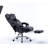 PU Leather Office Chair With Recline And Lumbar Support