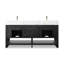 Meuble-lavabo double Anurima - marbre de Carrare-1813283204