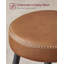 Ide Upholstered Counter Stool with Metal Frame-478538847-477764700