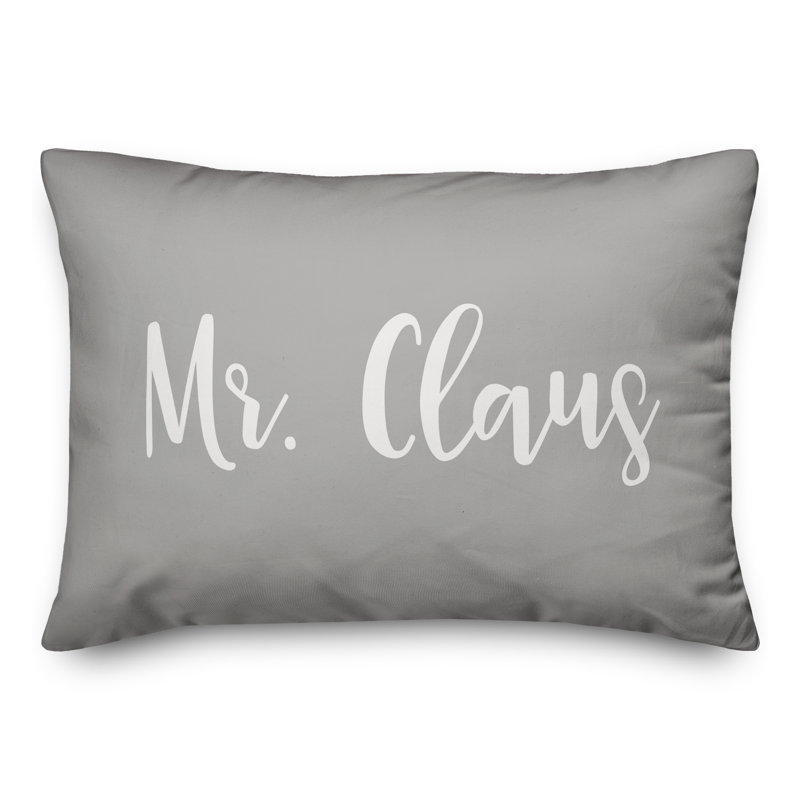  Coussin Mr. Claus, Gris