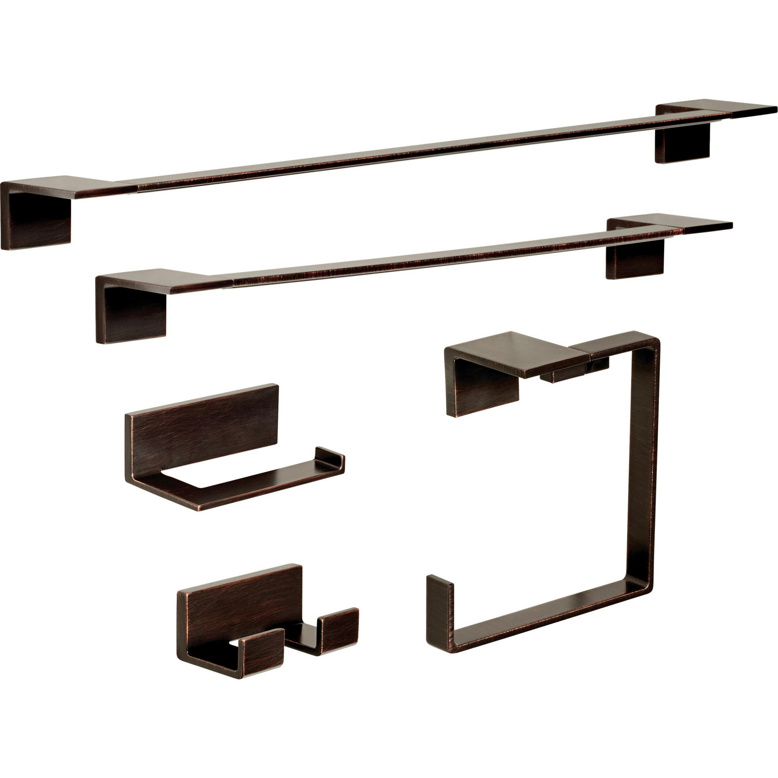 Vero 20" Wall Mounted Towel Bar, Venetian Bronze
