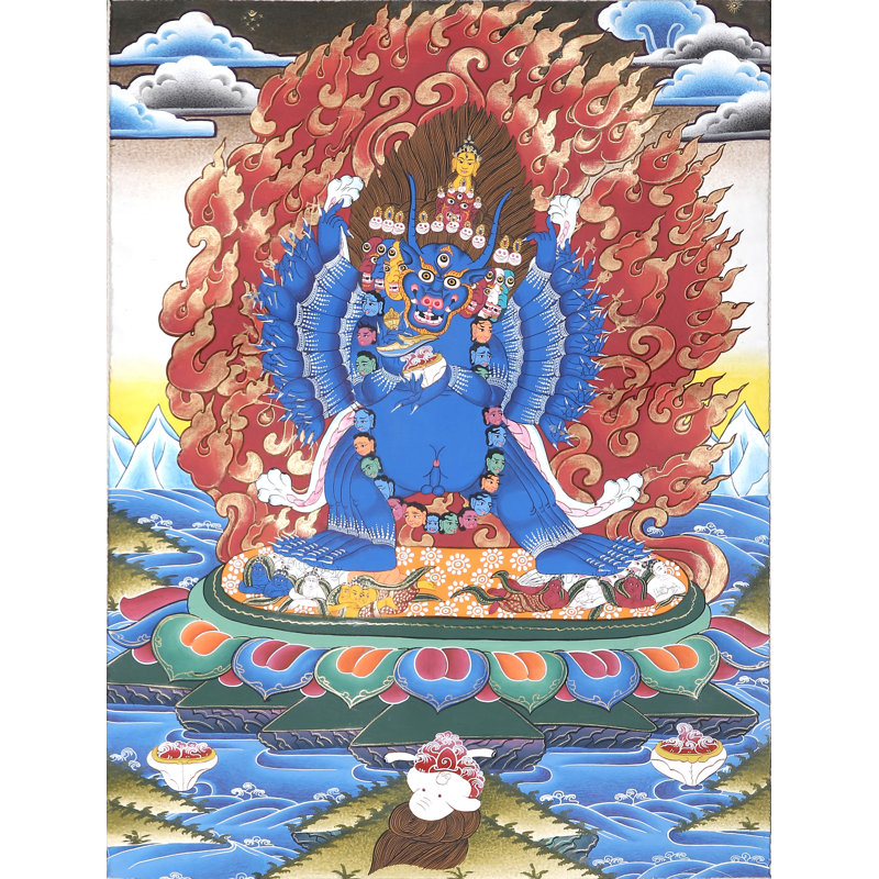 Bouddhiste tibétain Yamantaka - rencontre avec la mort