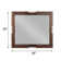 Miroir de commode rectangulaire Andria