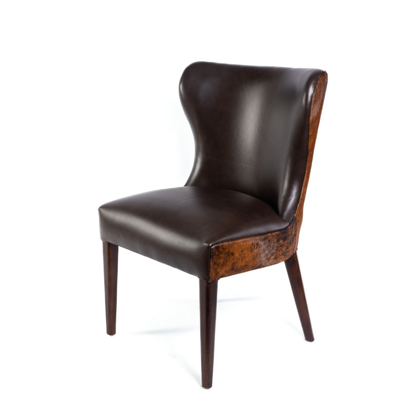 Brooke Dining Chair White, Brown