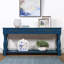 Console Bastedo 63" en bois, table d'appoint de rangement, table de canapé extra-épaisse avec 3 tiroirs et 1 tablette inférieure-755481462