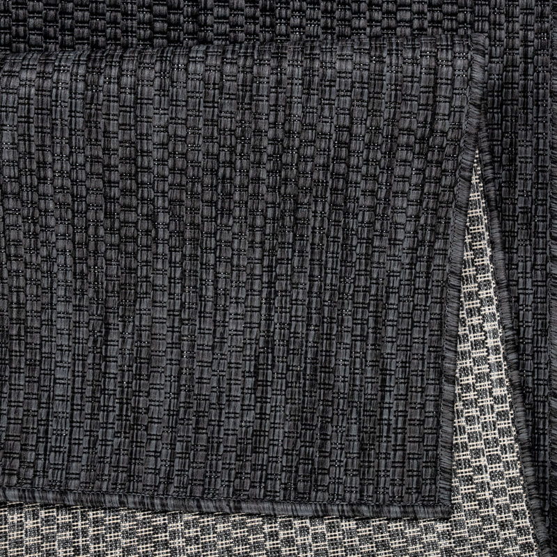 McConnellstown Flatweave Grey Rug, Rectangle 240cm x 340cm