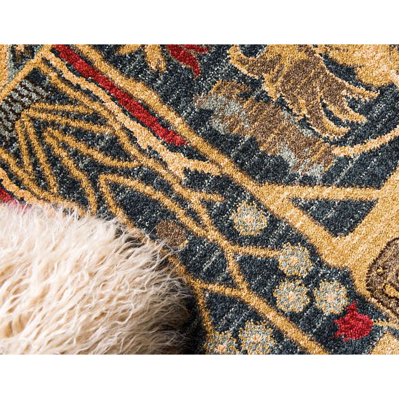 Tapis beige Lauri Southwestern, Tapis de couloir 2 pi 7 po x 10 pi