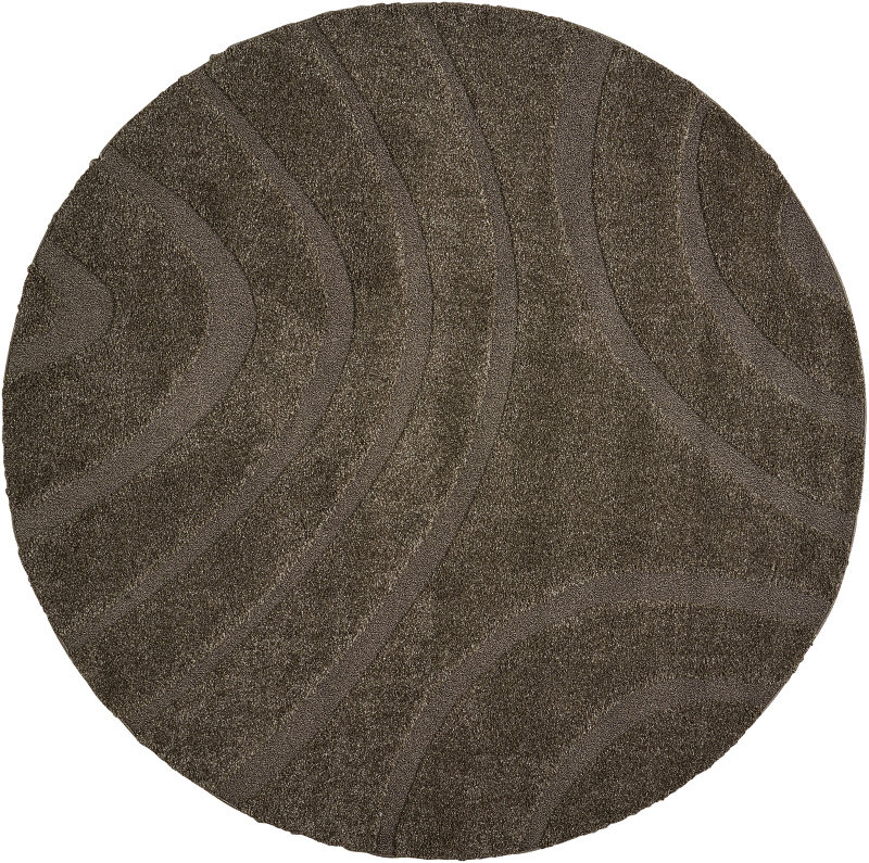 Tonette Abstract Indoor Rug, Round 8'2"
