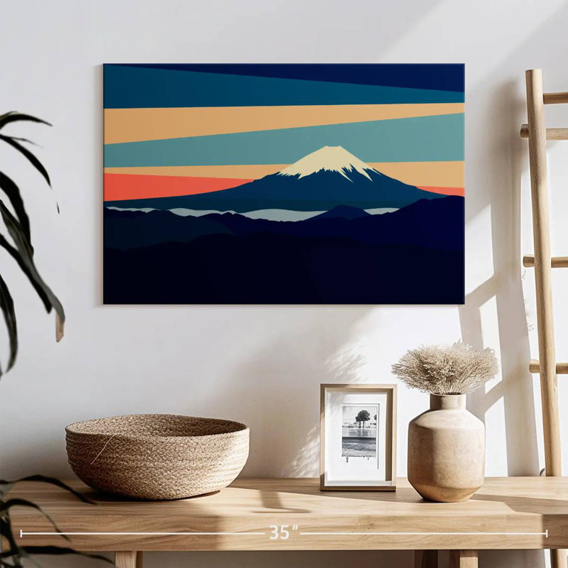 Nicci Mount Fuji Horizon, 16" H x 24" W