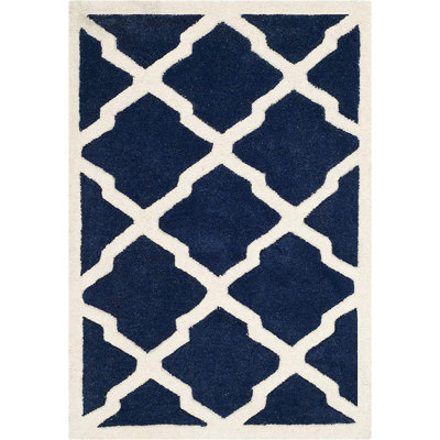Carolene Hand Tufted Wool Geometric Rug