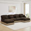 Canapé en U avec repose-pieds modulaire en chenille Comfy-1695775602-1695775615