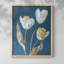 Série FLORAL Cxxxv - reproduction encadrée de qualité supérieure - prête à être accrochée - aucun clou requis