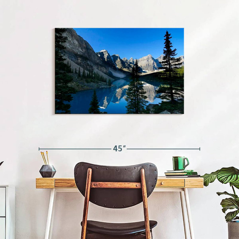 Alvord Peaceful Moraine Lake, H 24 po x l 36 po