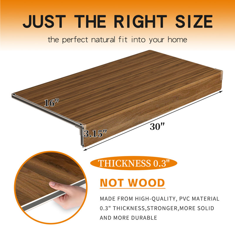30 "5 PCS 5 PCS, Bois brun
