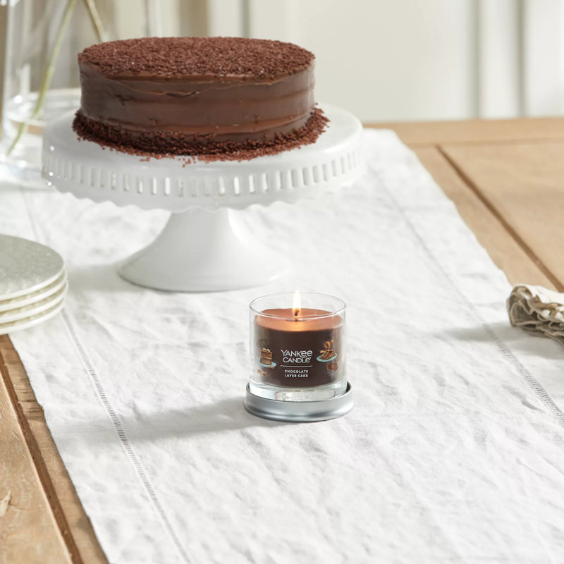 Chocolate Layer Cake Brown Soy Small Tumbler Candle