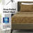 100% Cotton Twin XL Size Bed Sheets Set with Deep Pockets, Cozy Percale sheets with Elastic Fitted Sheet 3 Piece Bedding and Pillowcase set, Leopard Brown-1245778749-1245778746