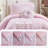 Charming 3-piece Bedding Sets, Microfiber Twin/twin Xl With Layered Ruffle Design