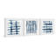 Indigo Study VII Triptych - ensemble de 3 reproductions de cadres photo-30547545