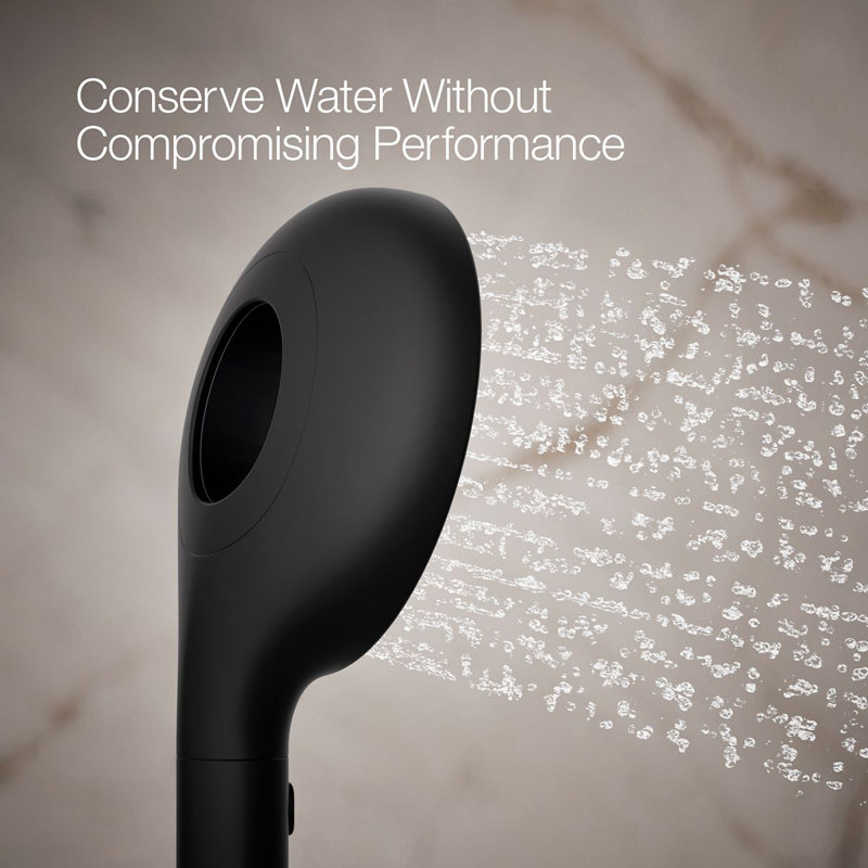 Spaviva Two-Function Handshower 2.5 GPM, 2.5 GPM, Matte Black