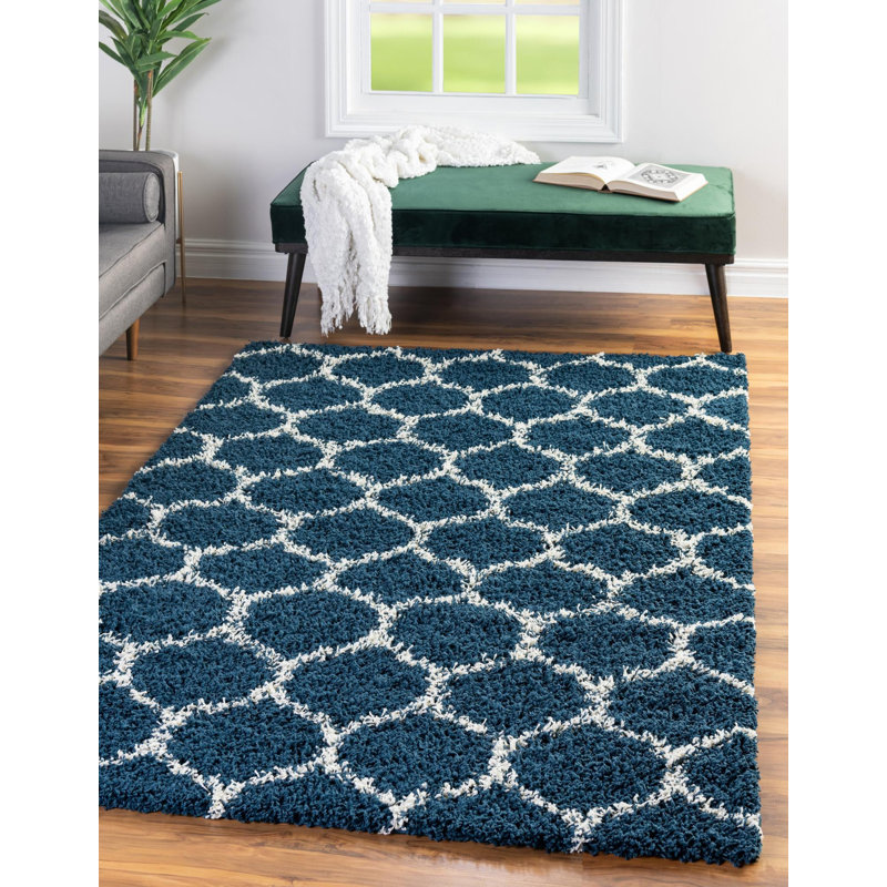 Geometric Indoor Rug, Rectangle 9' x 12'