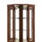 6 Shelf Curio Display Cabinet In Walnut, Lights & Mirrors, Adjustable Lights,-801753760