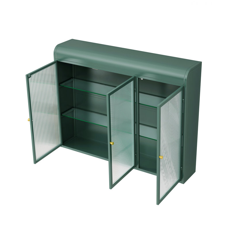 Buffet de cuisine, buffet, armoire de cuisine murale, Vert foncé