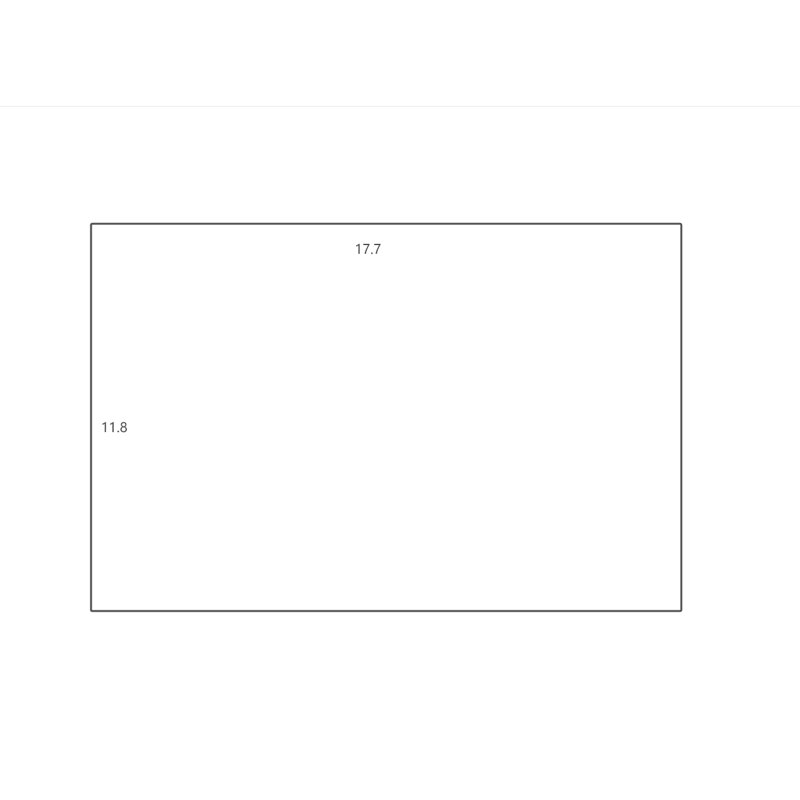 Ensemble de 2 napperons rectangulaires Placemat