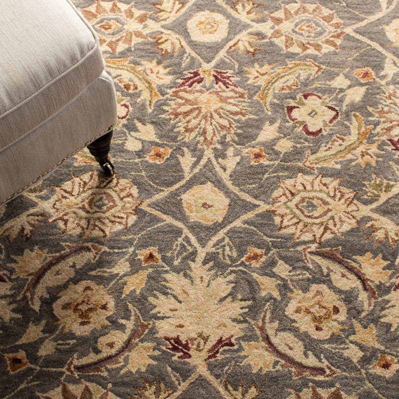 Brunos Hand Tufted Wool Rug, Rectangle 3' x 5'