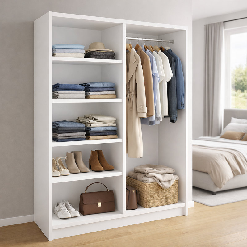 Ajtene 2 Door Wardrobe, White