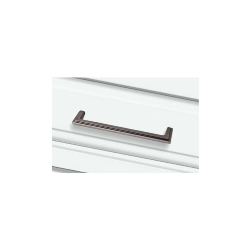 Lexa Bar Pull, Brushed Pewter, 3 3/4"