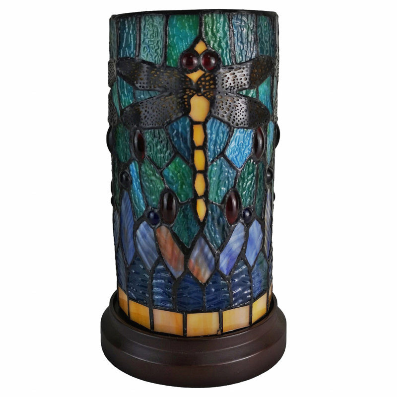 Lampe de table style libellule Tiffany
