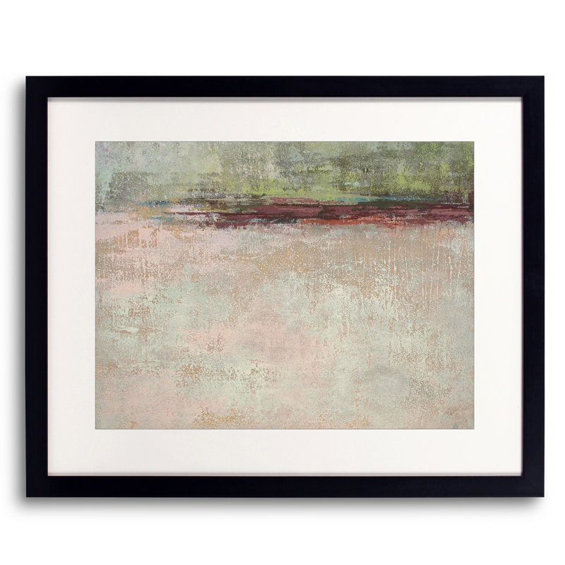 Ruby Landing Print by Victoria Primicias, Black Framed Paper, 17.25" H x 21.25" W