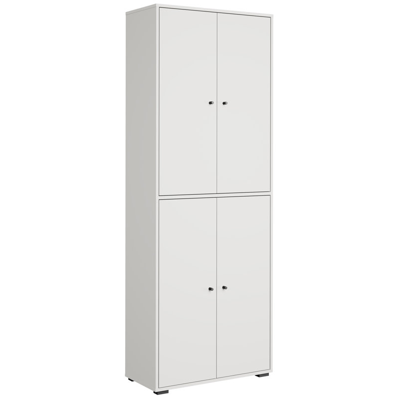 Temia Laminate Wardrobe, White