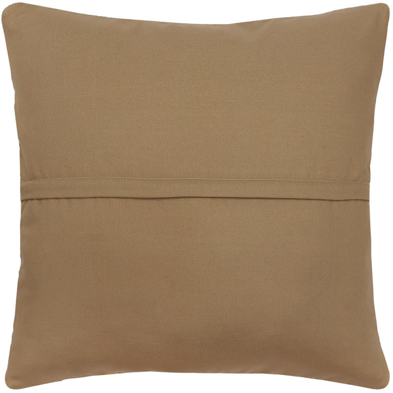 Coussin Kilim tissé à la main Tribal, Rouille / bleu / beige / vert