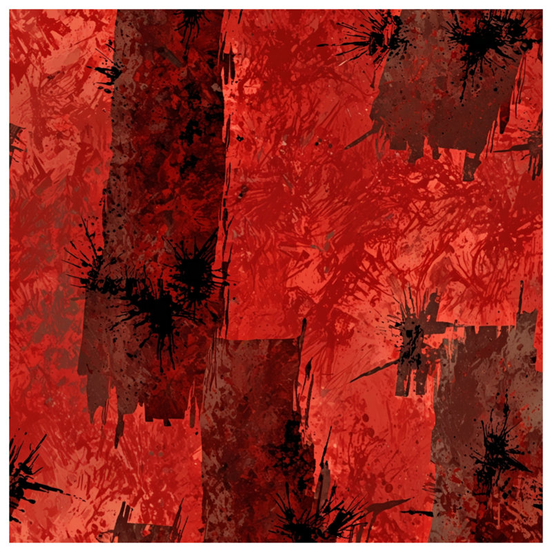 Coussins décoratifs rouges et noirs, 16 x 16 pouces