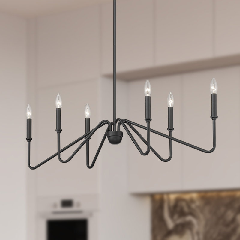 Roin 6 - Light Candle Pendant, Black