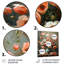 Rose, gris, coquelicots, fleurs, nature morte, charme III - coquelicots, art mural-838527067-838527060