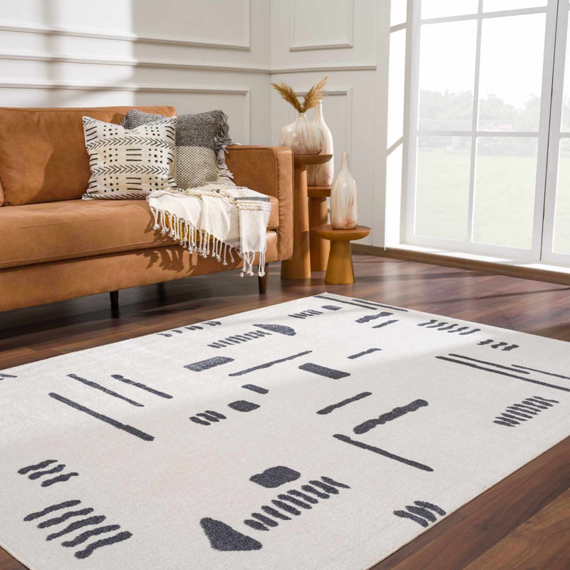 Tapis crème Julijana, Rectangle 9 pi 2 po x 12 pi