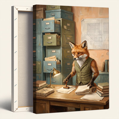 Ensemble de 1 tableau sur toile Fox Office