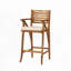 Tabourets d'extérieur en bois d'acacia
