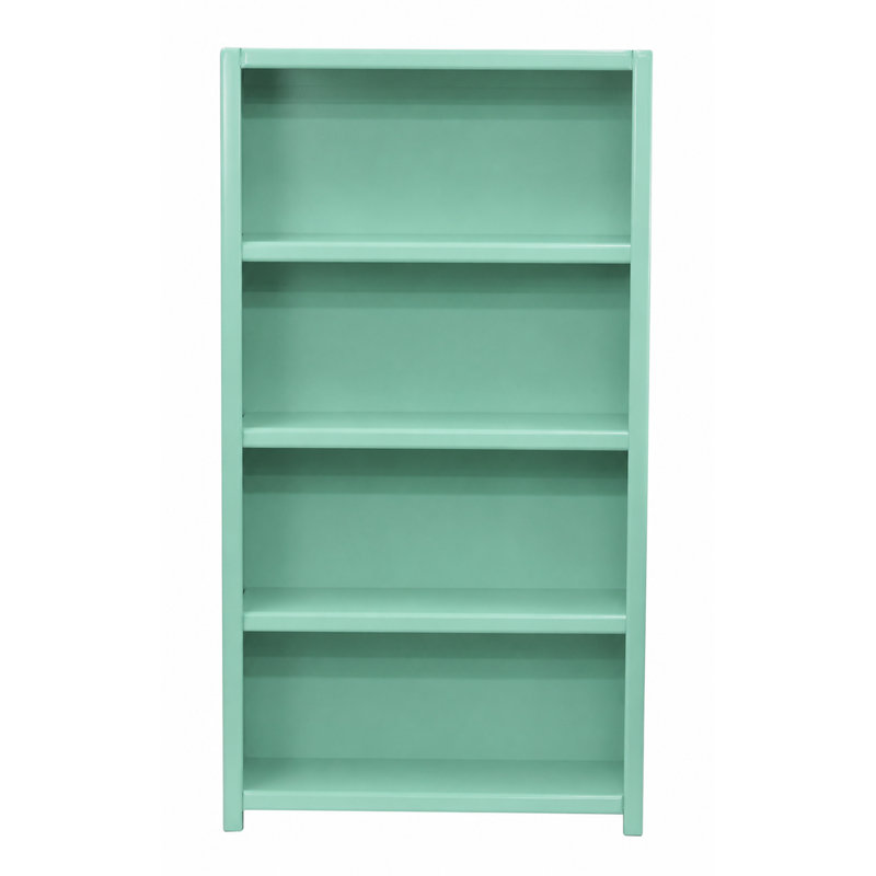 McKaylah Bookcase, Aquamarine, (3 Shelf) 60” H x 32” W x 13” D