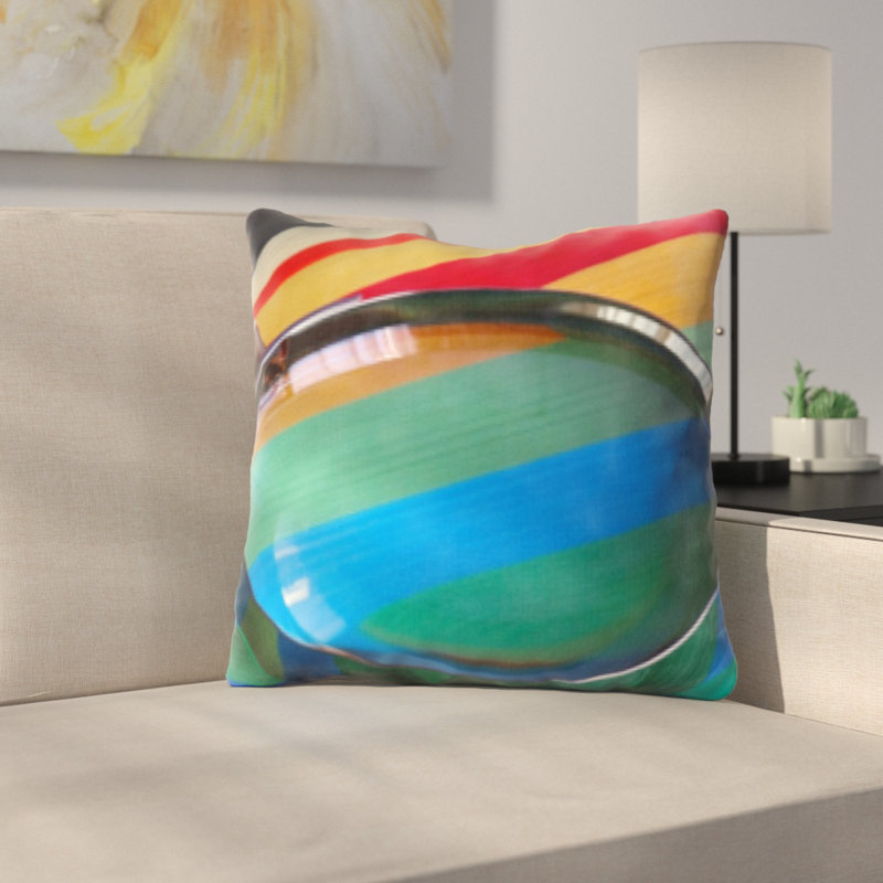 Microsuede Reversible Throw Pillow