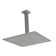1-Spray Patterns With 2.5 GPM 9.84 In. Ceiling Mount Fixed Shower Head In Brushed Nickel