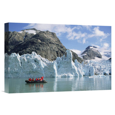 " Tourists At Glacier "