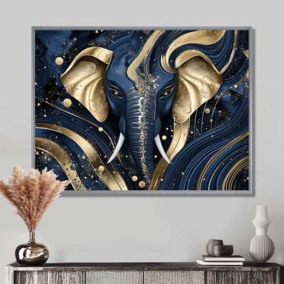 Aura spirituelle Ganesha de l'hindouisme IV - salon de l'art mural de l'hindouisme