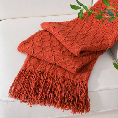  Jeté de canapé texturé et doux, 50 pi x 60 po Boho 