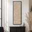 Beige, motif de lignes organiques abstraites avec subtile - grande impression encadrée sur toile de la chambre principale-597560508-597560511