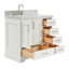 Meuble-lavabo simple avec plateau Abshire 37-93359245